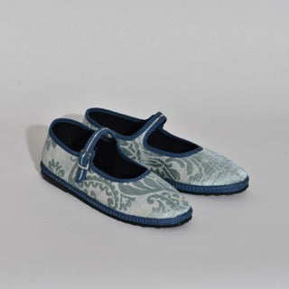 Mary Jane - Impression Bleu - Style vénitien I Ganse Bleu Jean