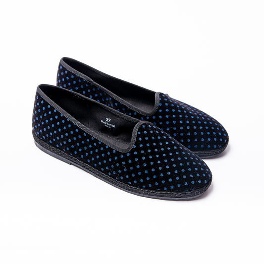 Friulane - Black I Blue Diamantino Pattern