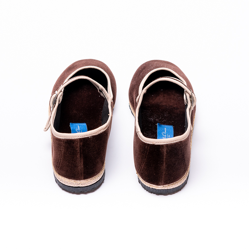 Mary Jane - Brown | Ecru Braid