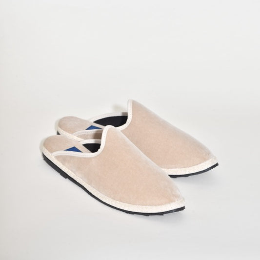 Friulane Sabot - Beige clair I Ganse Blanc cassé - Pour Elle & Lui