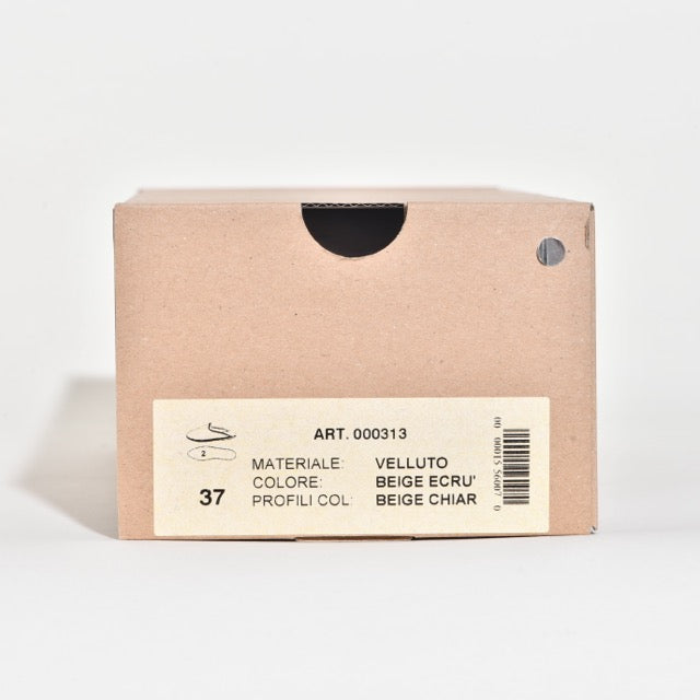 Friulane Sabot - Beige clair I Ganse Blanc cassé - Pour Elle & Lui