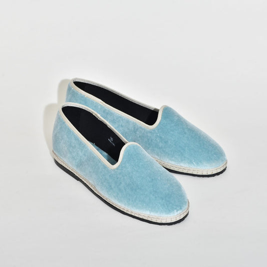 Friulane classique - Bleu clair poudré I Ganse ivoire