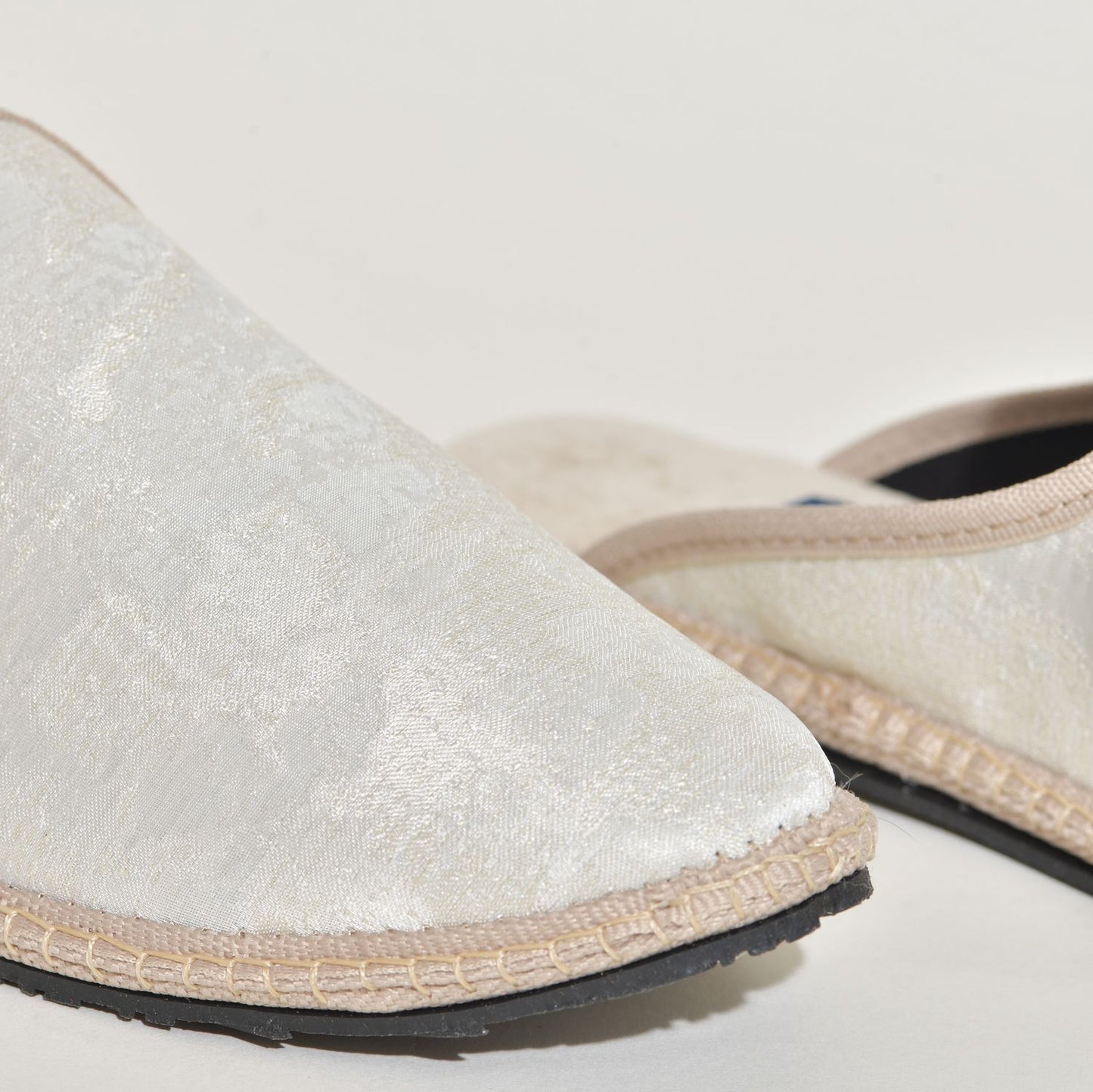 Friulane sabot - Tissu RUBELLI - Blanc cassé I Pour ELLE & LUI