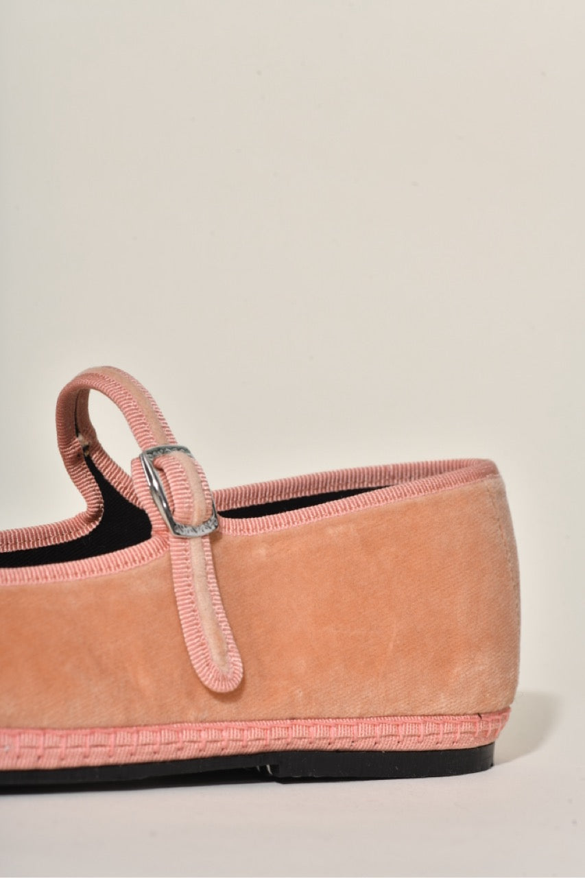 Furlane - Mary Jane Couleur pêche I ganse pêche