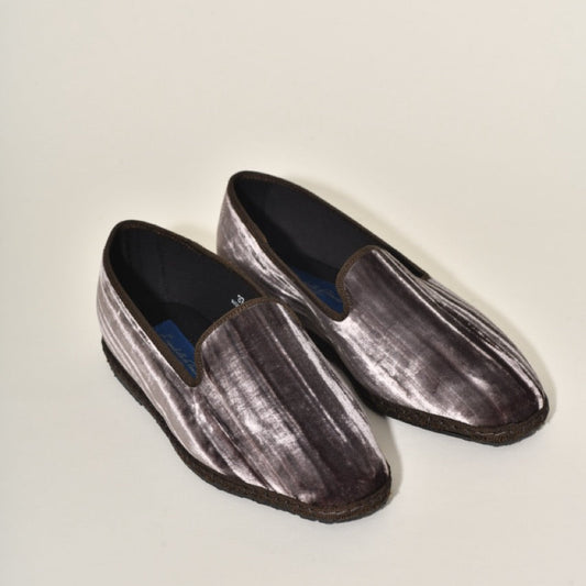 Friulane Velours Froissé Marron Glacé I Bout carré