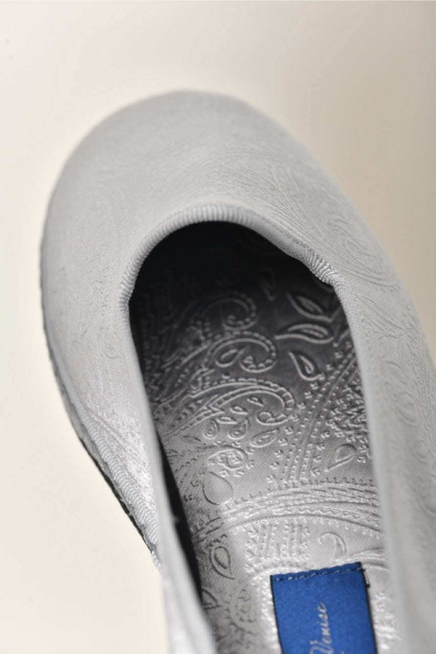 Friulane - Velours Motif Cashmere Silver - Elle & Lui