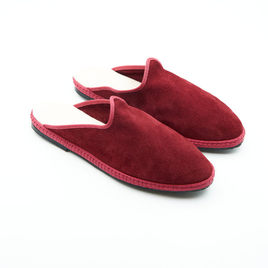 Clog - Suede | Cherry Red -30%