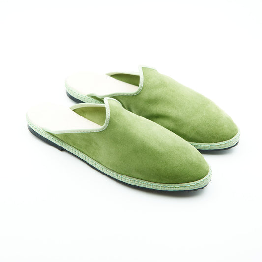 Clog - Suede | Anise Green -30%