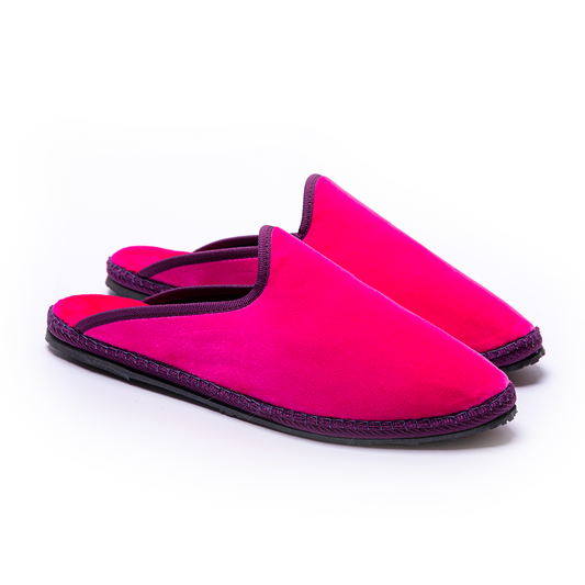 Friulane Clog - Pink Magenta I Purple Strap