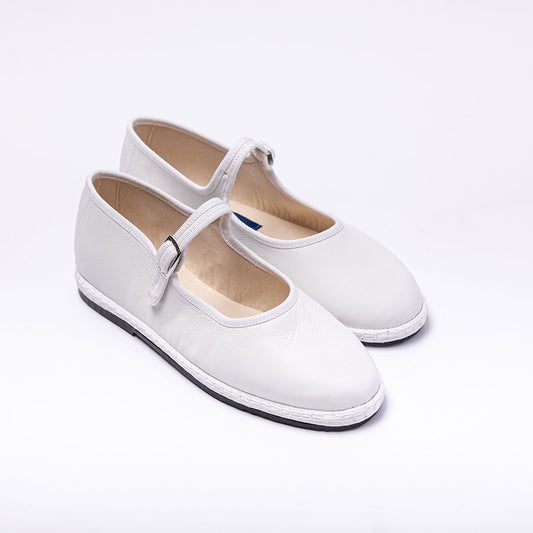 Furlane Mary Jane - Cuir - Blanc