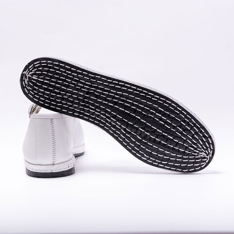 Furlane Mary Jane - Cuir - Blanc
