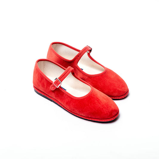 Furlane Mary Jane - Daim Orange | Ganse ton sur ton