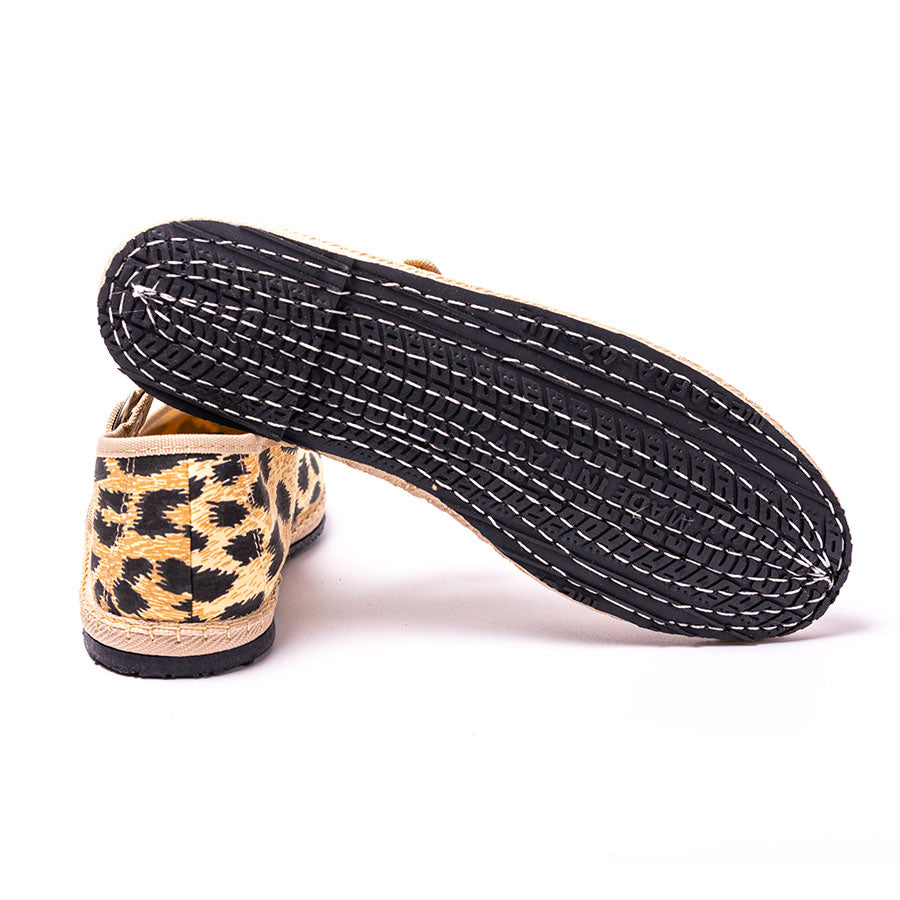 Furlane Mary Jane - Toile Impression Fauve