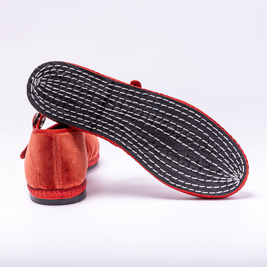 Furlane Mary Jane - Orange Brulé | Ganse Orangé