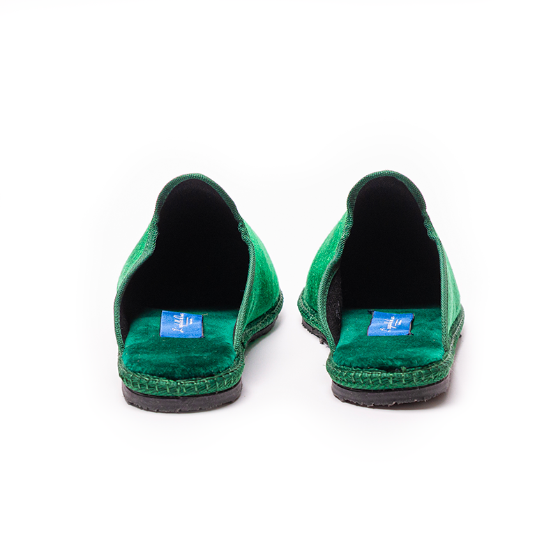 Friulane Clog - Green Shantung - Wild Silk