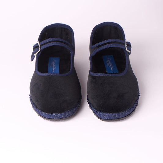 Mary Jane - Black | Navy Trim