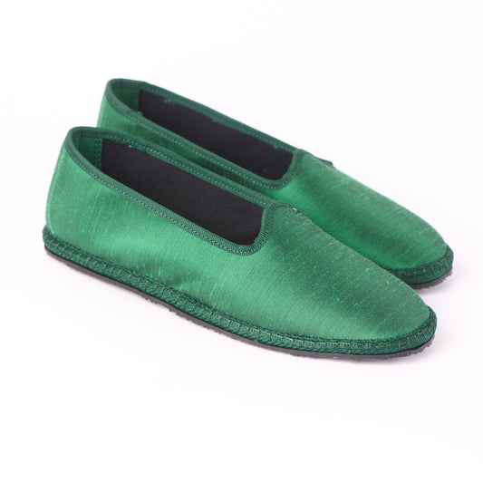 Friulane - Shantung Green light | Wild Silk