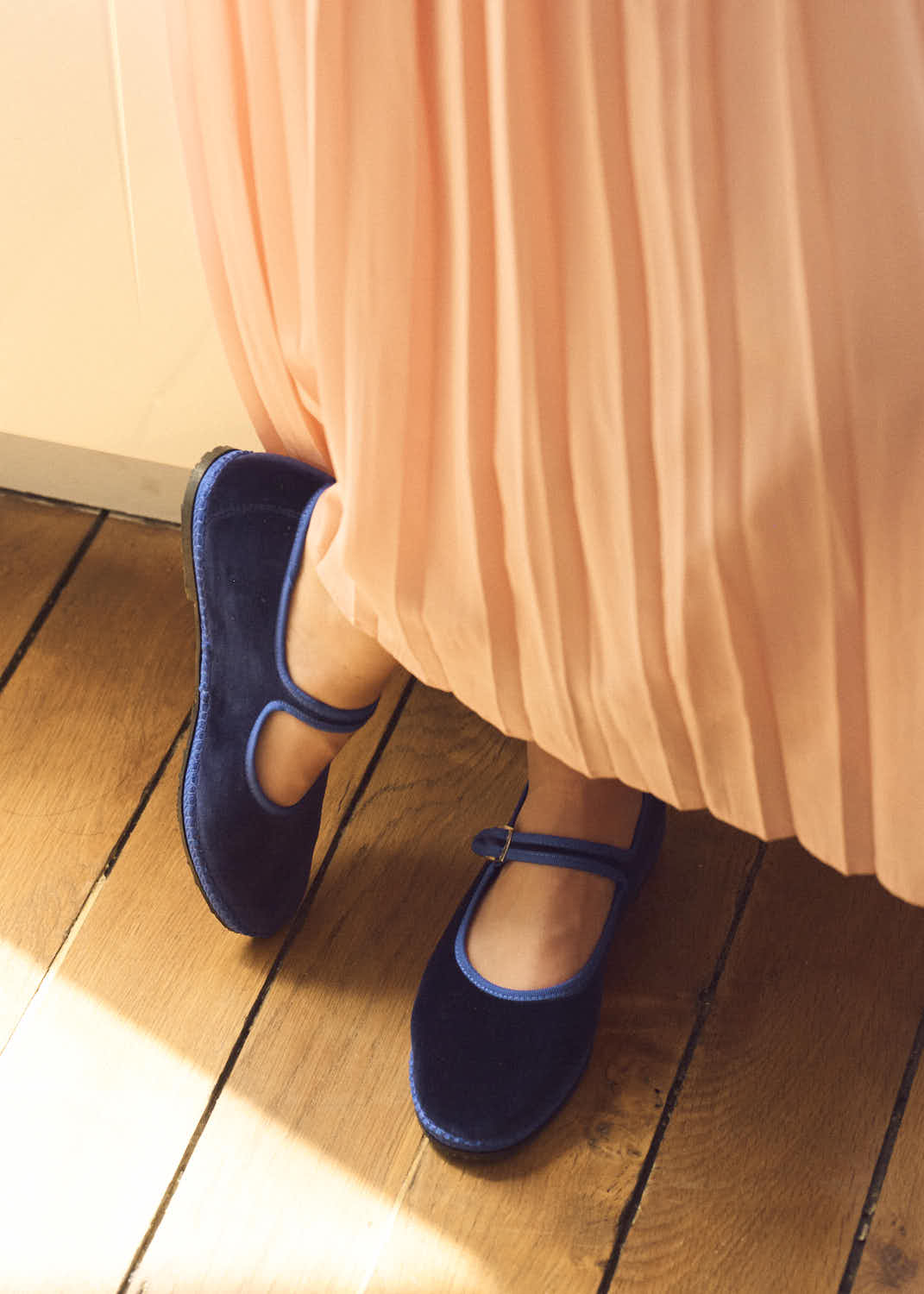 Mary Jane – Marineblau | Blauer Zopf