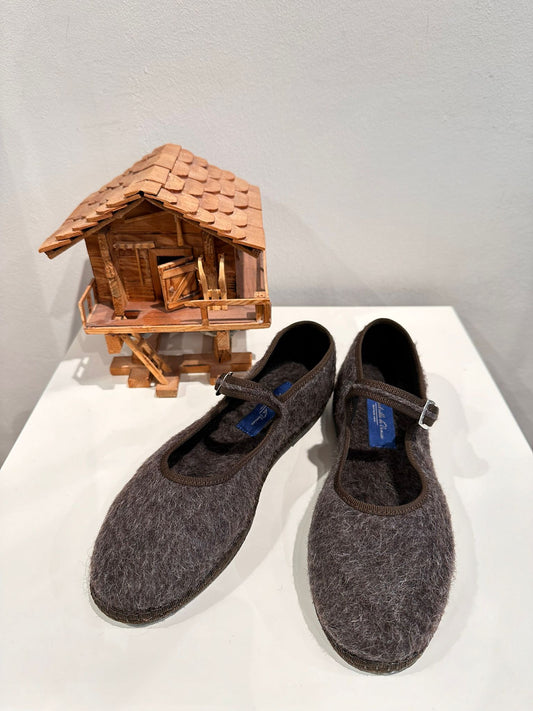 Friulane Mary Jane - EXCELLENCE Series | ALPACA Dark Brown 