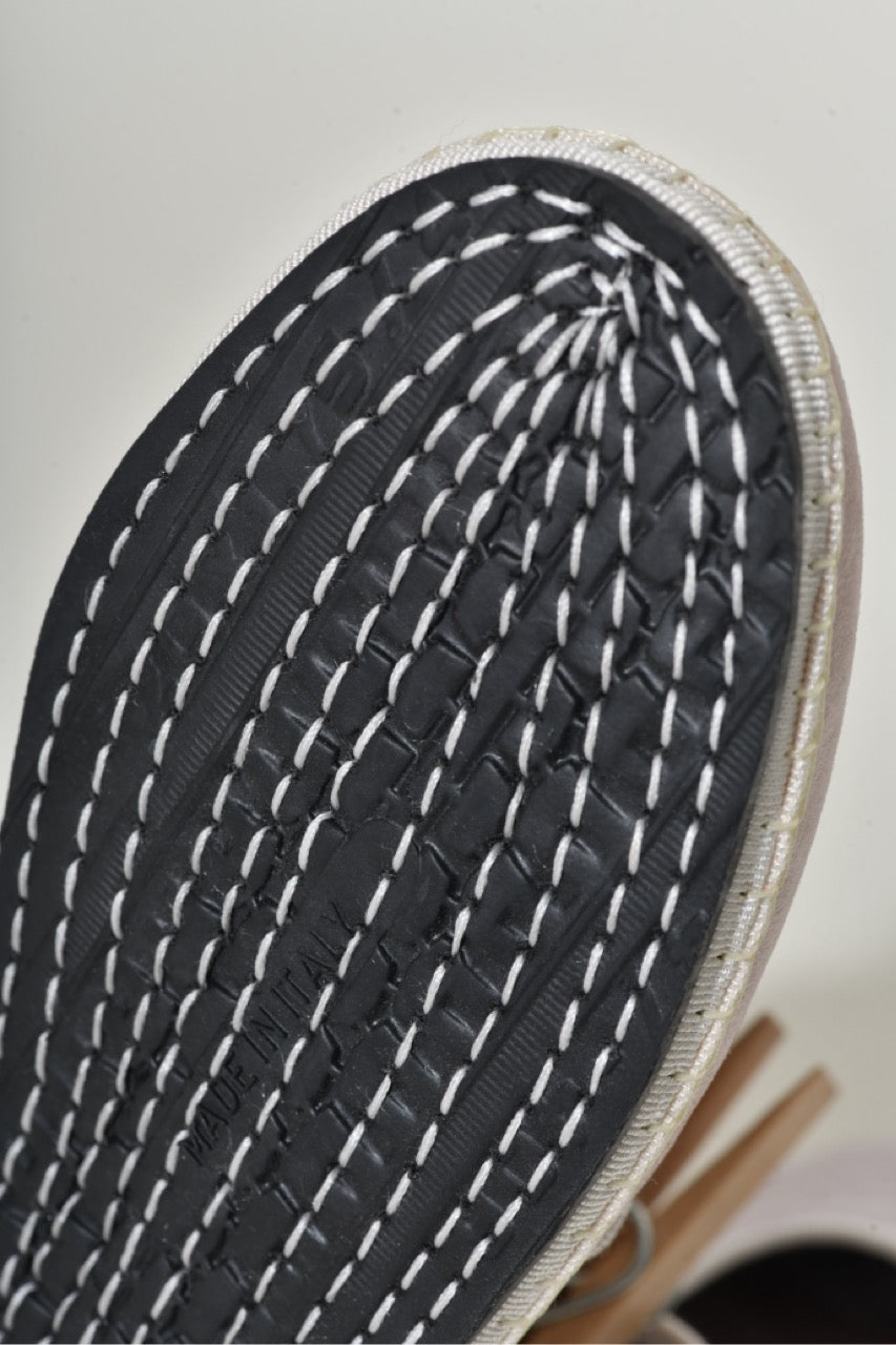 Furlane Mary Jane Velours Soyeux Rose Perle