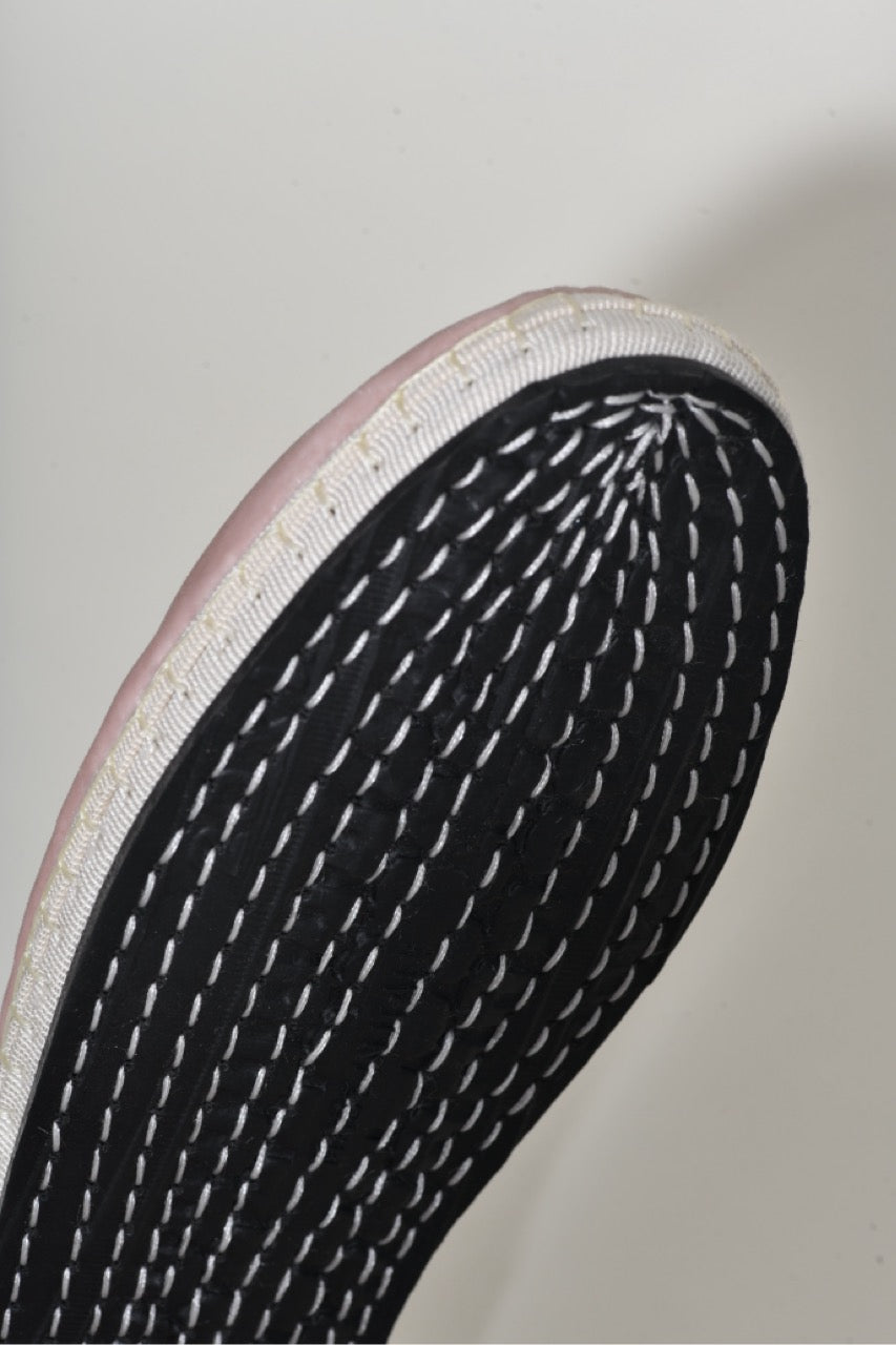 Furlane Mary Jane Velours Soyeux Rose Perle