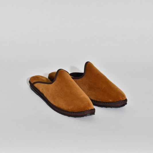 Friulane Sabot - Cinnamon | Brown braid 