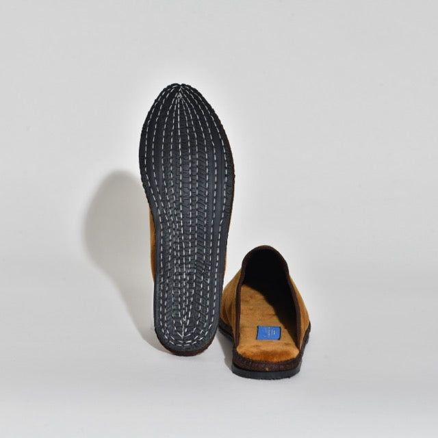 Friulane Sabot - Cinnamon | Brown braid 