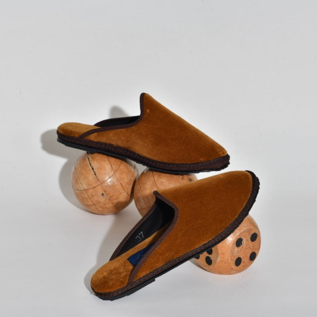 Friulane Sabot - Cinnamon | Brown braid 
