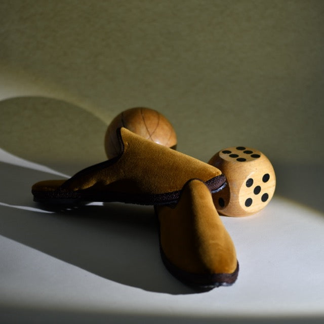Friulane Sabot - Cinnamon | Brown braid 