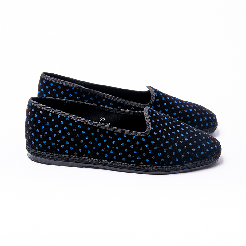 Friulane - Black I Blue Diamantino Pattern 