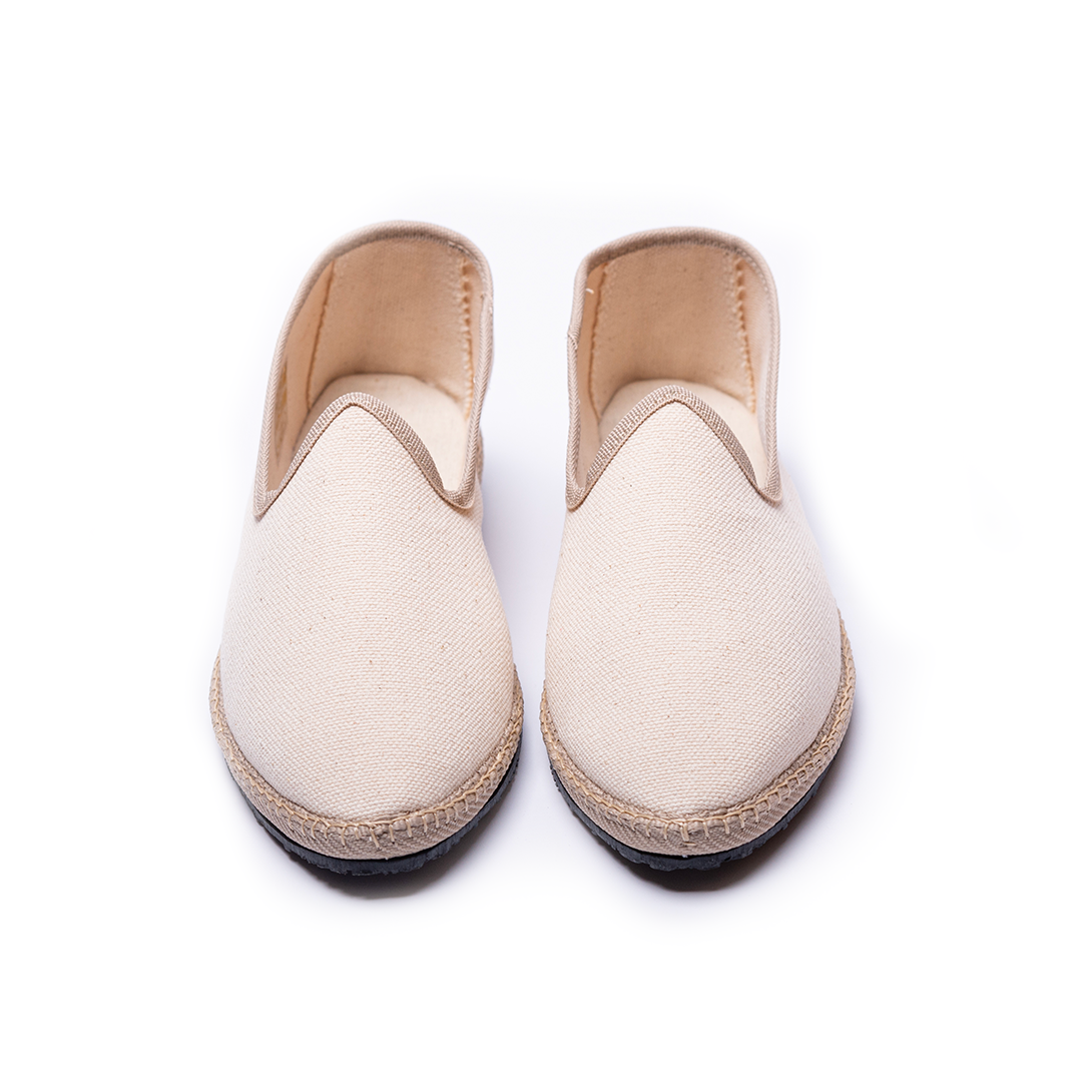 Friulane Paradisio – Beige | Dunkelbeige Borte - Canvas 