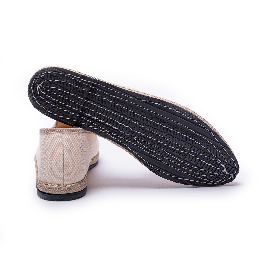 Friulane Paradisio – Beige | Dunkelbeige Borte - Canvas 