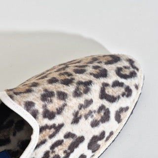 Friulane Sabot - Velours impression Fauve