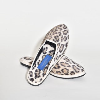 Friulane Sabot - Velours impression Fauve