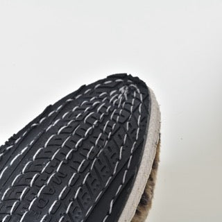 Friulane Sabot - Velours impression Fauve