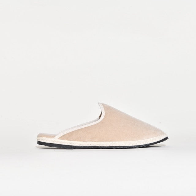 Friulane Sabot - Beige clair I Ganse Blanc cassé -  Pour Elle & Lui