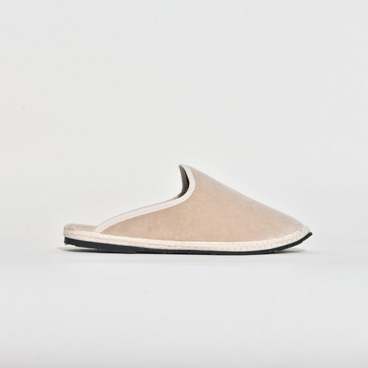 Friulane Sabot - Beige clair I Ganse Blanc cassé -  Pour Elle & Lui