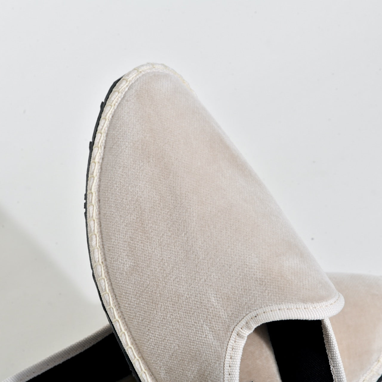 Friulane Sabot - Beige clair I Ganse Blanc cassé -  Pour Elle & Lui