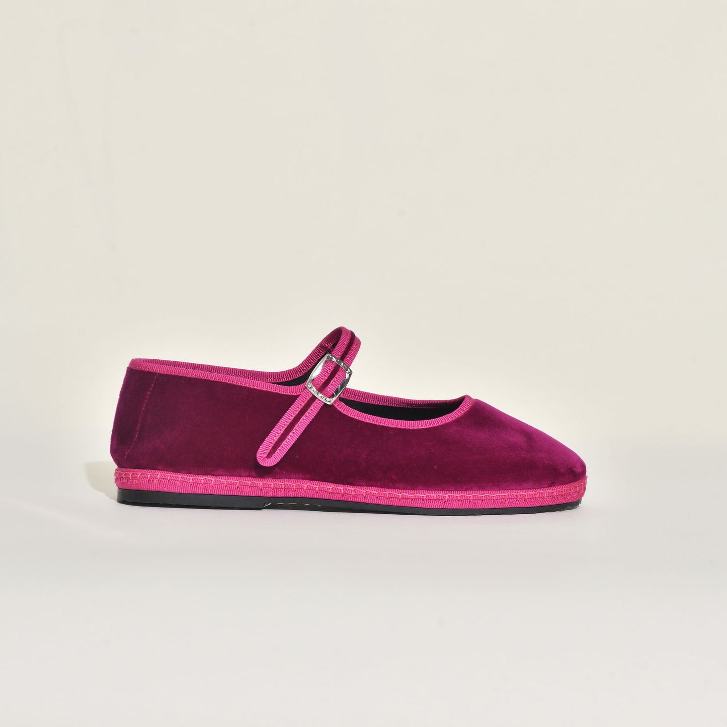 Mary Jane - Fuschia | Pink braid 