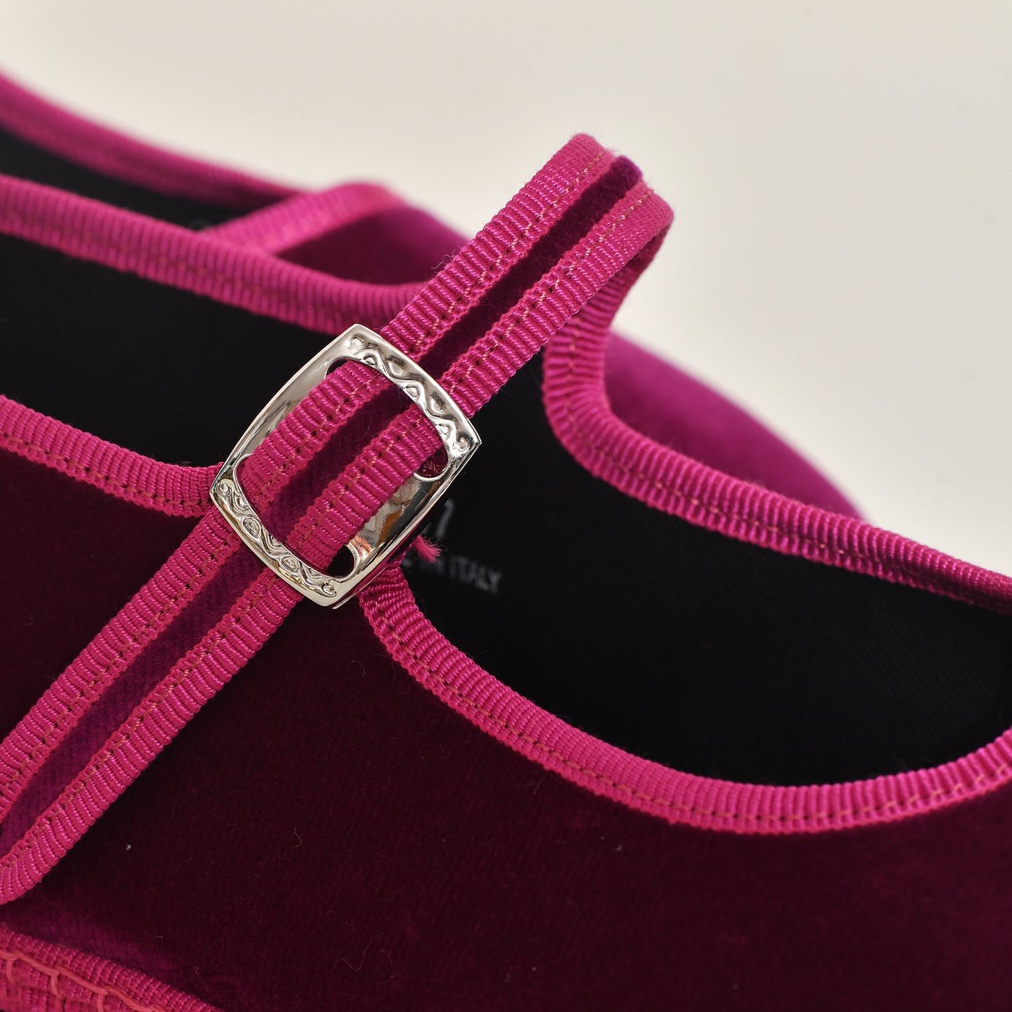 Mary Jane - Fuschia | Pink braid 