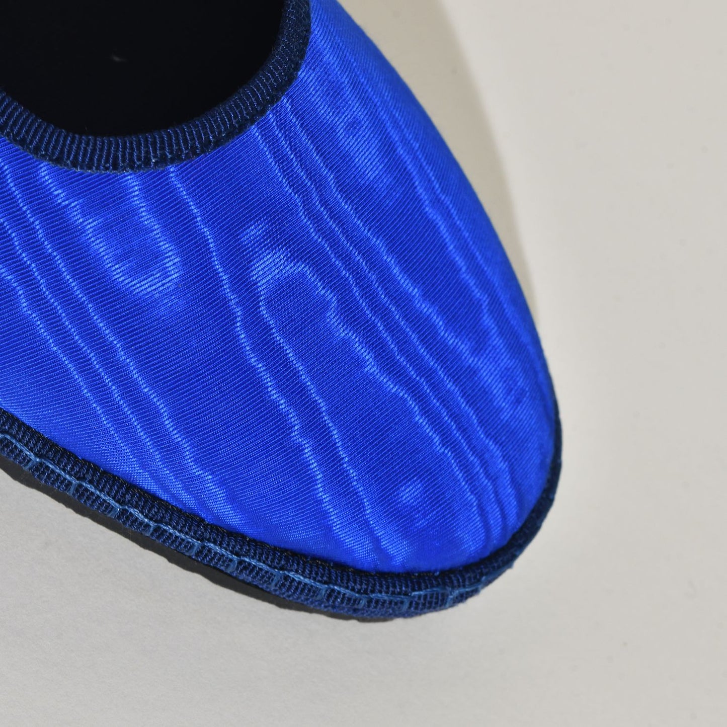 Friulane Mary Jane -Moire  Bleu Electrique | Ganse Marine