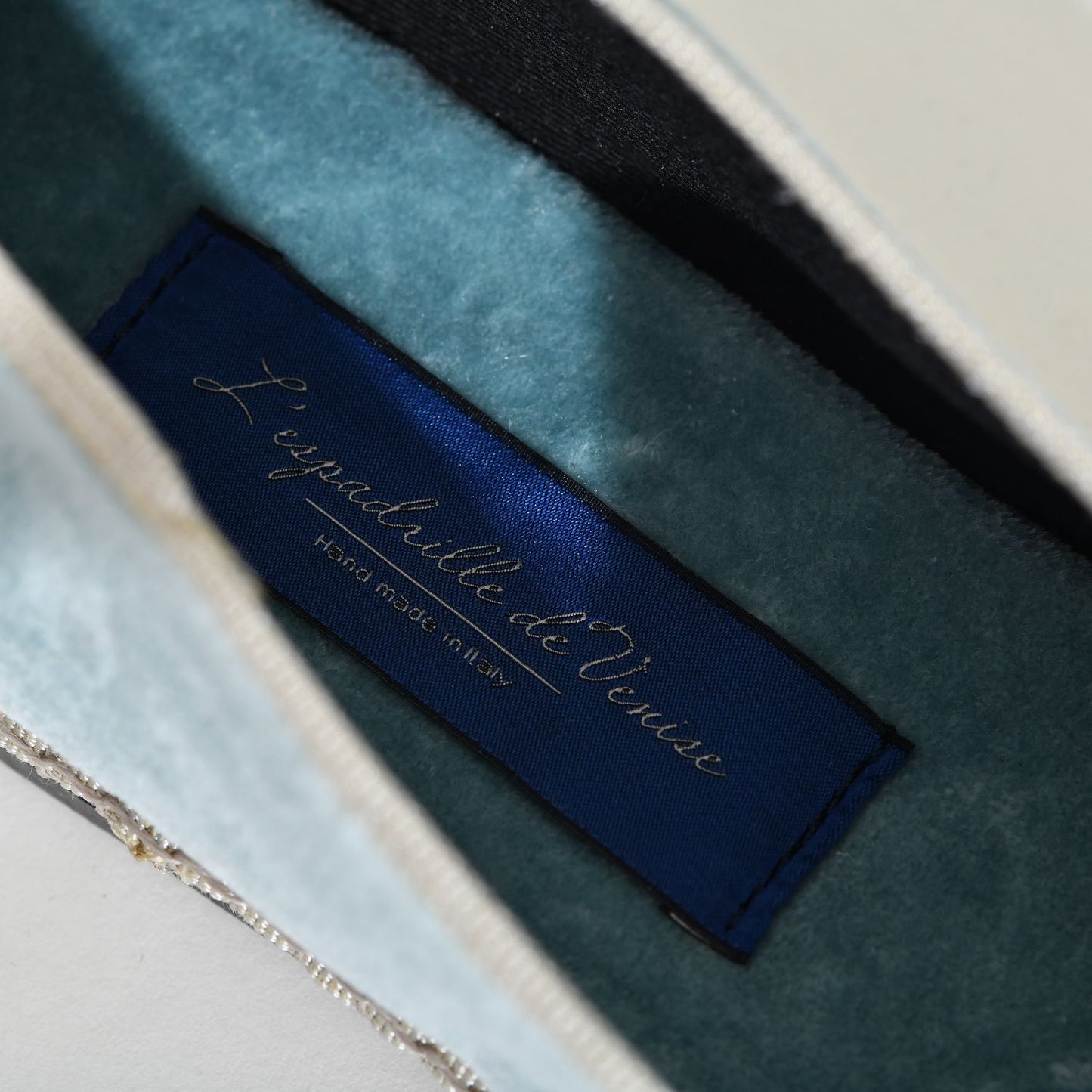 Friulane classique - Bleu clair poudré I Ganse ivoire