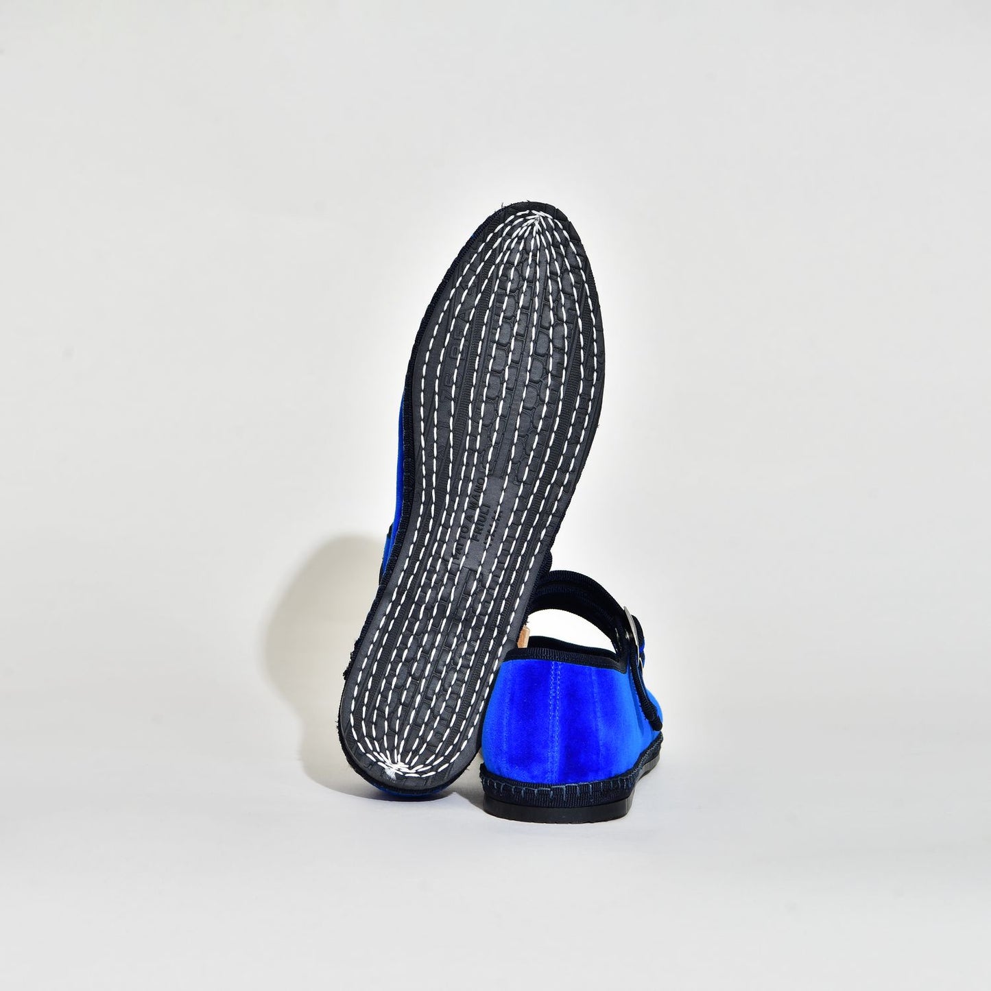 Furlane - Double Boucles Bleu Royal I Ganse Noir