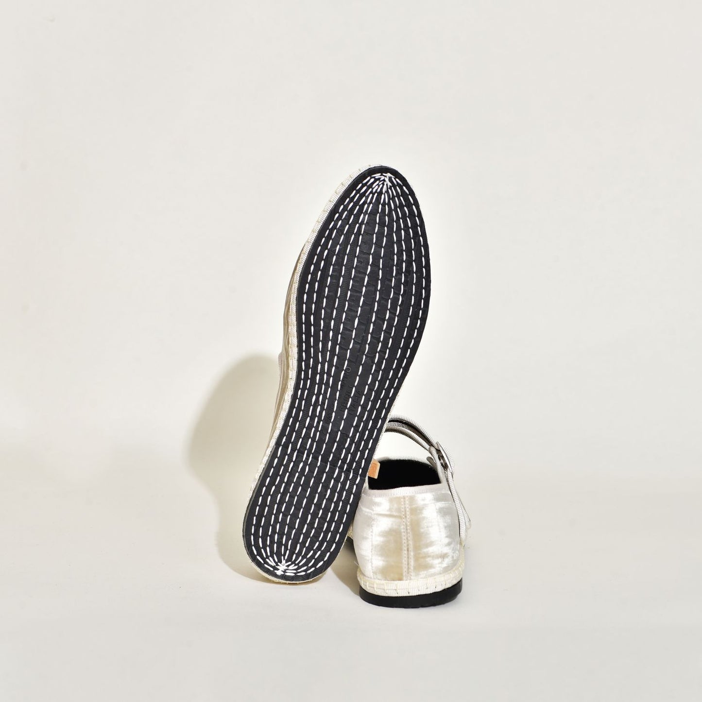 Furlane - Double Boucle  - Velours froissé  Blanc cassé I ganse crème