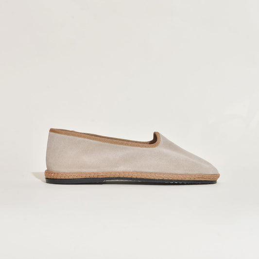 Friulane - Classique - Daim - Beige clair I Ganse brun très clair - Pour Elle& Pour Lui