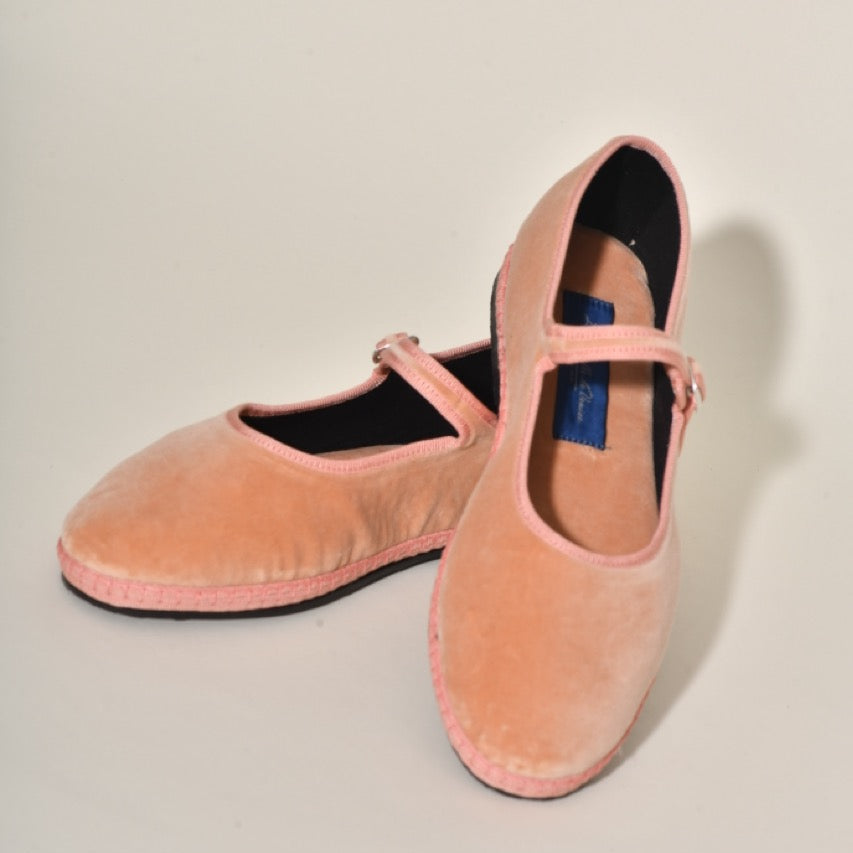 Furlane - Mary Jane Couleur pêche I ganse pêche