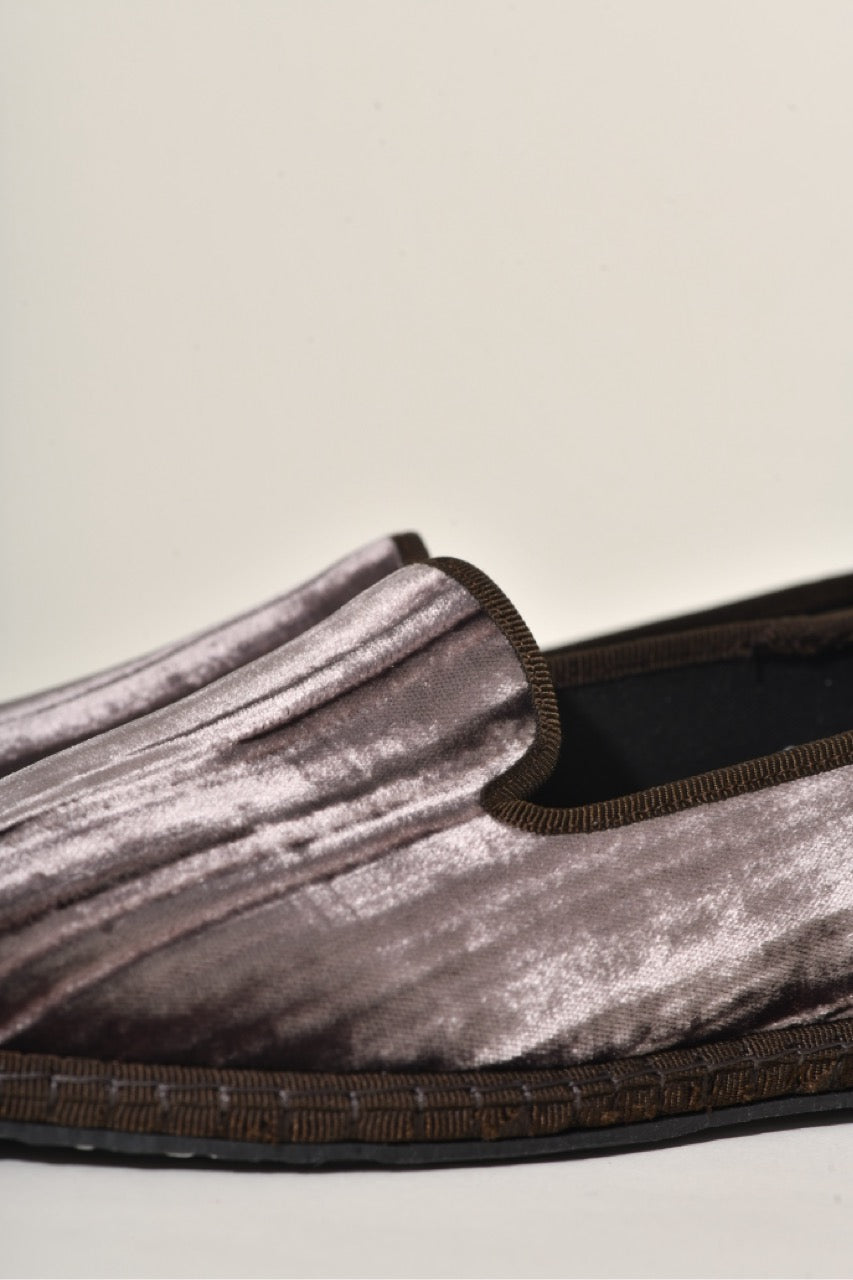 Friulane Velours Froissé Marron Glacé I Bout carré