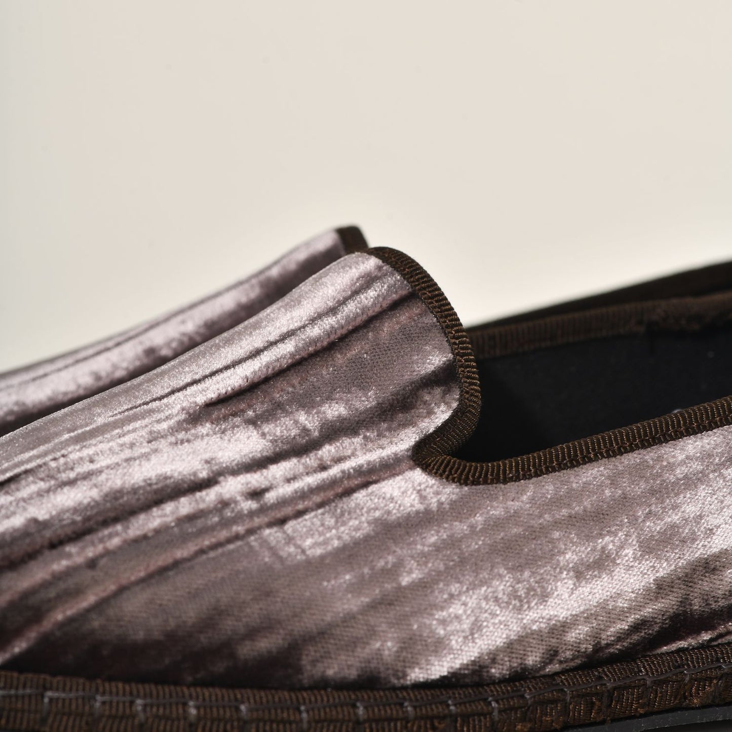 Friulane Velours Froissé Marron Glacé I Bout carré - Pour Elle & Lui