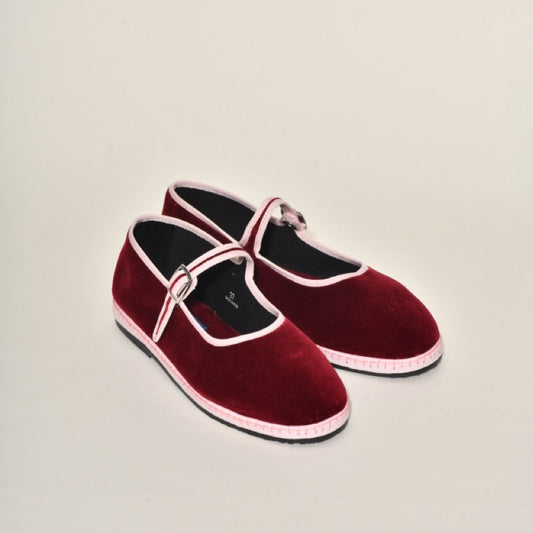 Furlane- Mary Jane Bordeaux I Ganse Rosée