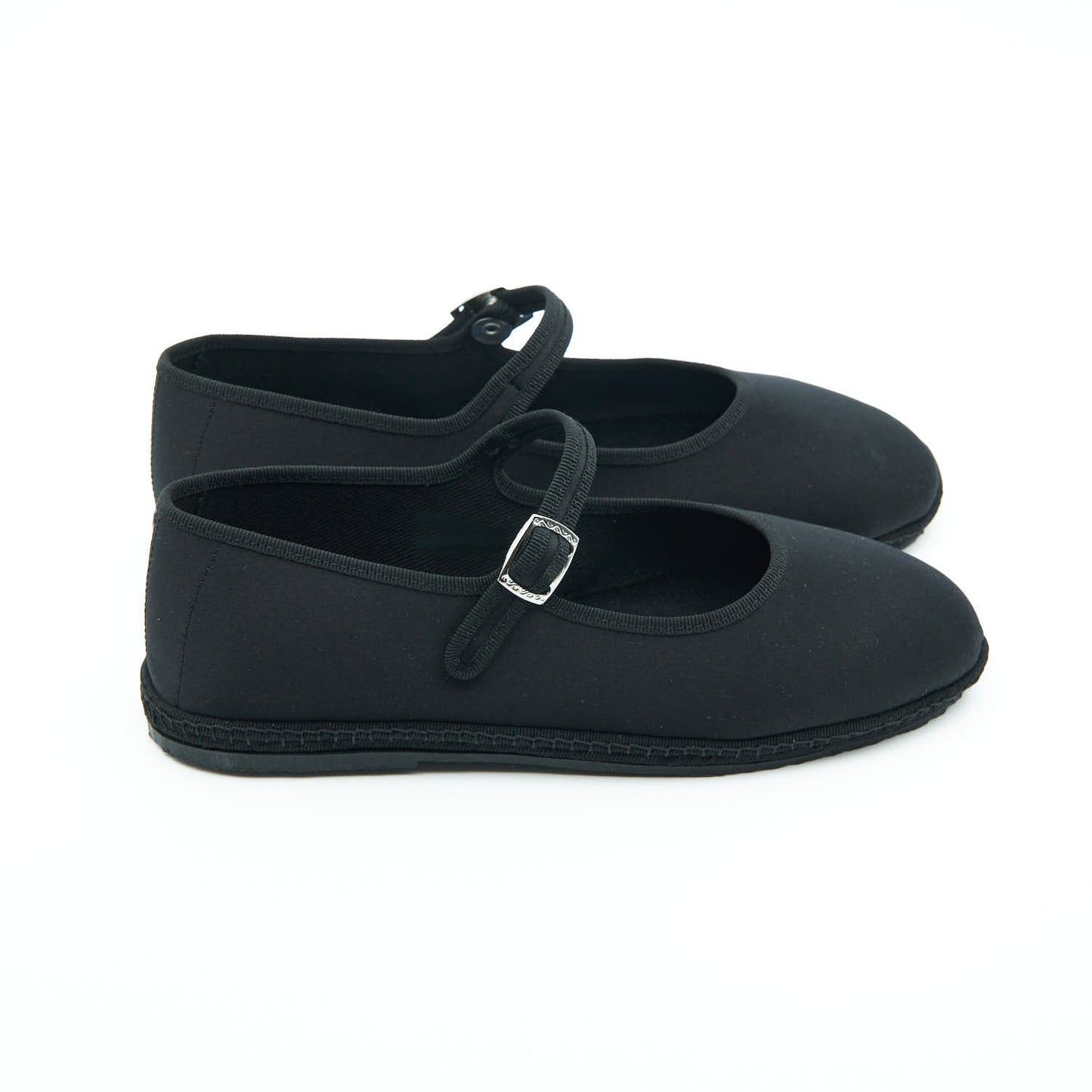 Friulane Mary Jane - Noir Smoking | Satin